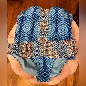 Bleu Rod Beattie Tankini and Bikini bottom, NWOT, 12